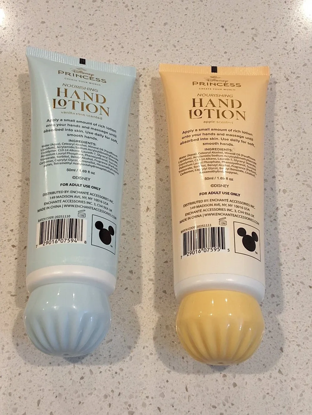 Disney Princess Nourishing Hand Lotions Bundle, Snow White & Cinderella Set